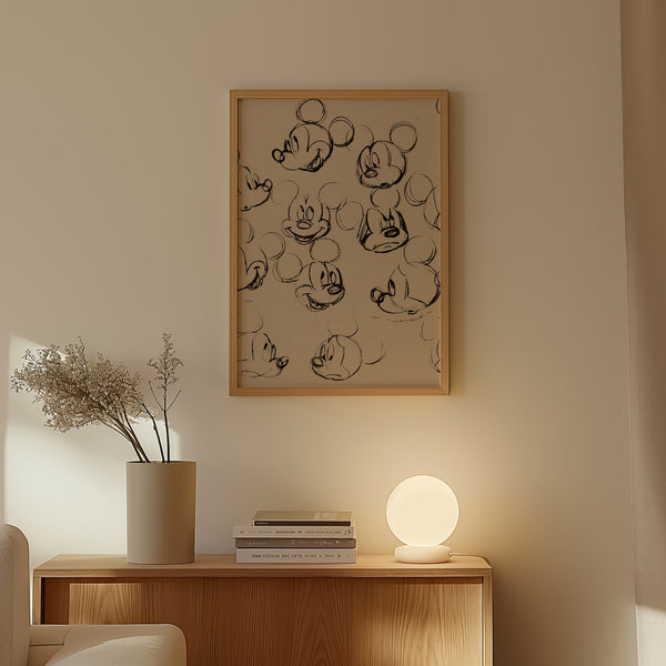 DISNEY | Mickey Mouse Vintage Drawing No. 01 | アートプリント/ポスター | ディズニー ミッキーマウス