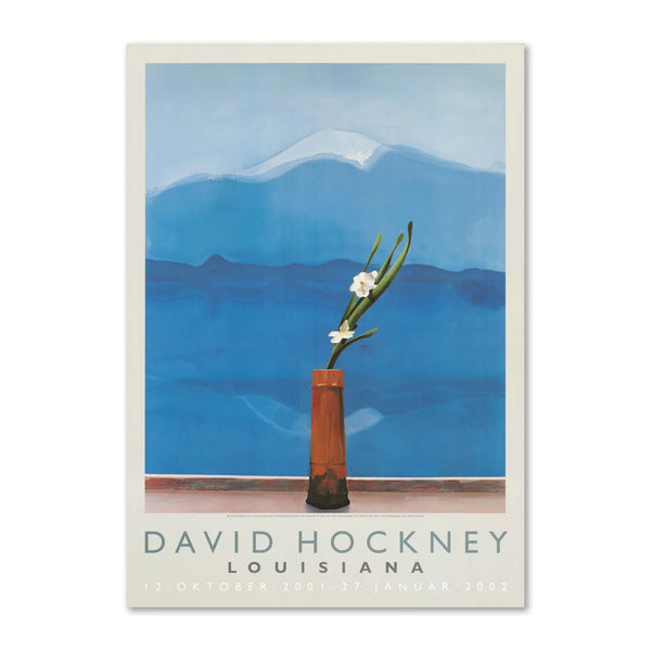 LOUISIANA | DAVID HOCKNEY - MT. FUJI AND FLOWERS (1972) | A1 アートポスター 北欧 デンマーク ルイジアナ美術館