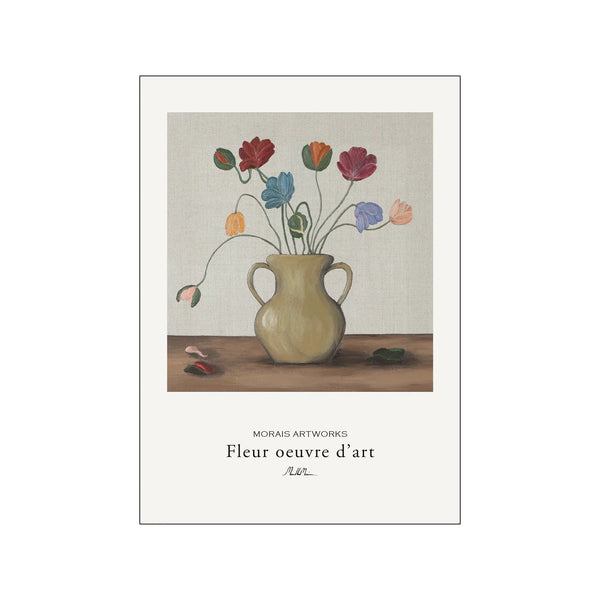 Morais Artworks | Fleur oeuvre d’art | アートポスター 北欧 ボタニカル フラワーアート【受注発注/納期約2ヶ月】