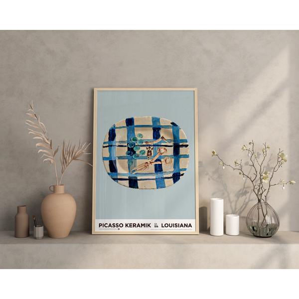 LOUISIANA | PABLO PICASSO - STILL-LIFE WITH A BUNCH OF GRAPES AND SCISSORS (1948) | A3 アートプリント/ポスター