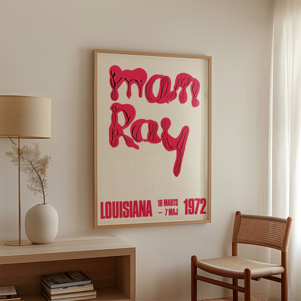 LOUISIANA | MAN RAY (1972) | A1 アートポスター 北欧 デンマーク ルイジアナ美術館