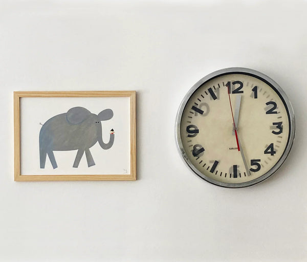 BLANCA GOMEZ | Elephant Time print | アートプリント/ポスター