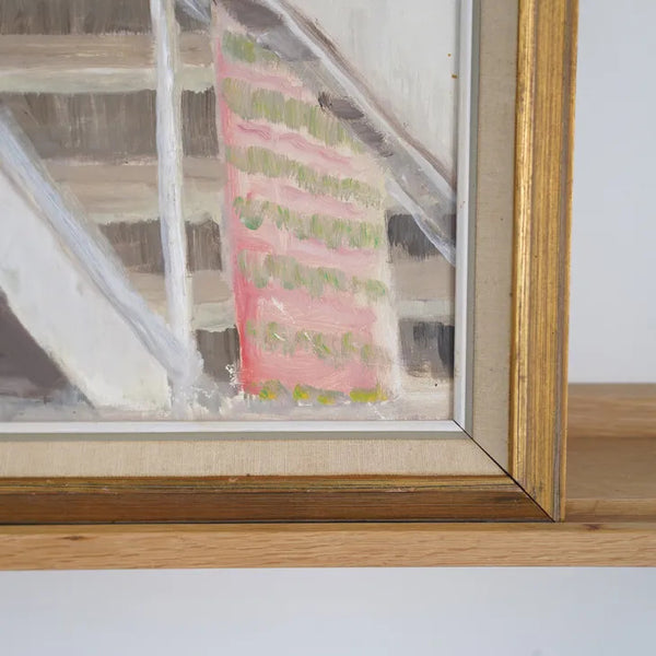 BJORN GYLLENHAMMAR (ビョルン・ジレンハマー) | Staircase | Oil painting 油絵 北欧 スウェーデン ミッドセンチュリー MDC