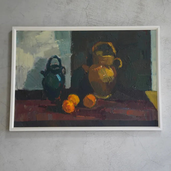 BENGT HILLGRUND (ベント・ヒルグルンド) | Still Life | Oil painting 油絵 北欧 スウェーデン ミッドセンチュリー MDC