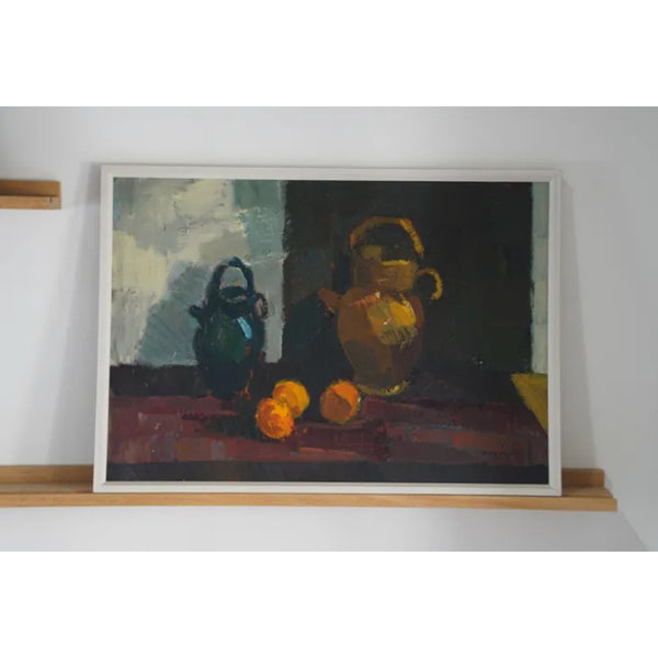 BENGT HILLGRUND (ベント・ヒルグルンド) | Still Life | Oil painting 油絵 北欧 スウェーデン ミッドセンチュリー MDC