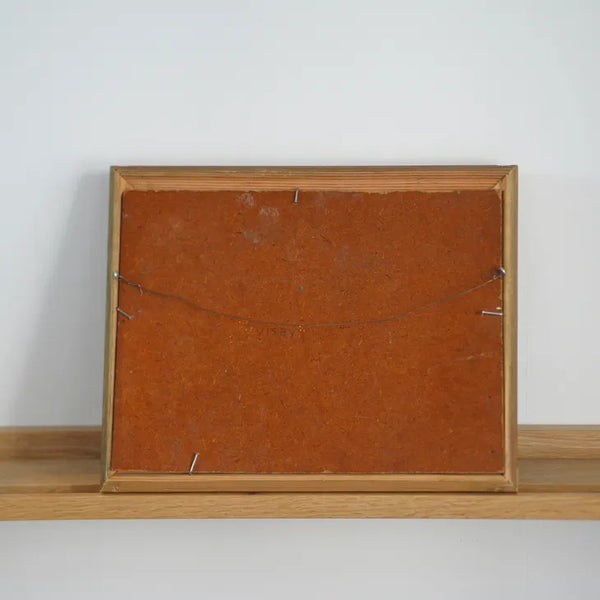 ER.OLSSON. (ER.オルソン) | Visby City | Oil painting 油絵 北欧 スウェーデン ミッドセンチュリー MDC