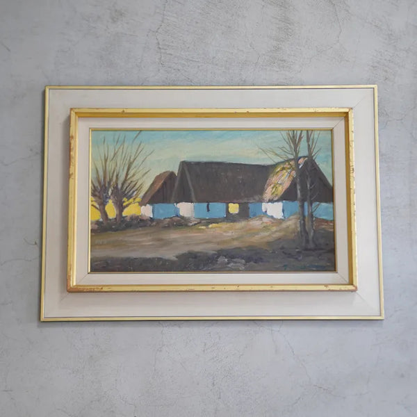 HJALMAR LINDBLOM (ヤルマール・リンドブロム) | Odegard | Oil painting 油絵 北欧 スウェーデン ミッドセンチュリー MDC