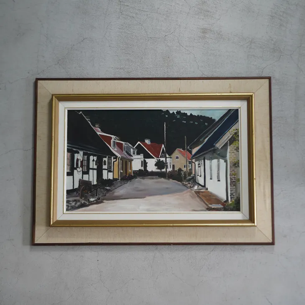 HJALMAR LINDBLOM (ヤルマール・リンドブロム) | Alabodarna | Oil painting 油絵 北欧 スウェーデン ミッドセンチュリー MDC