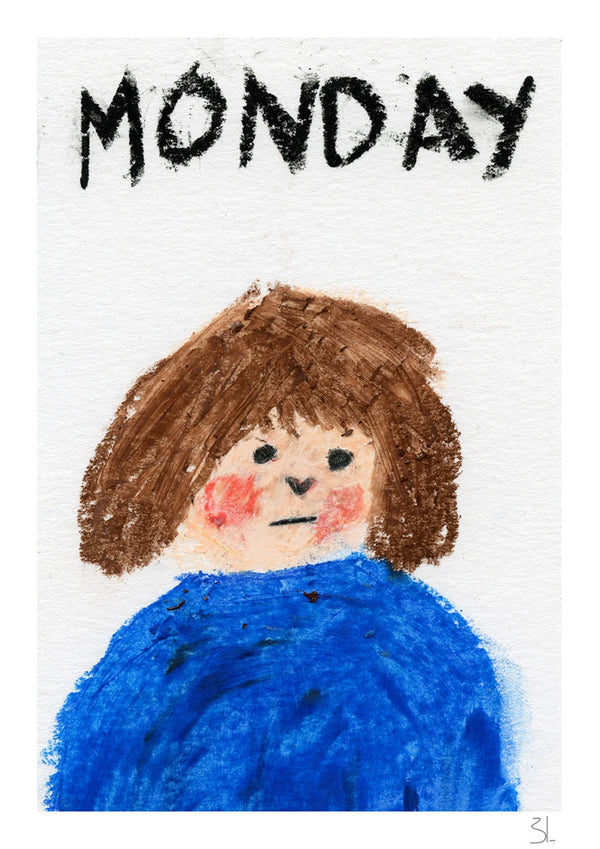 BLANCA GOMEZ | Monday print | アートプリント/ポスター