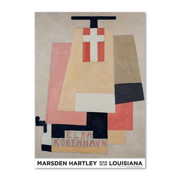 【3月入荷予定】LOUISIANA | MARSDEN HARTLEY - ELSA COPENHAGEN (1916) | A2 アートプリント/ポスター 北欧 デンマーク おしゃれ