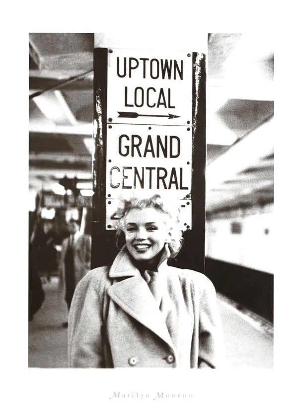 POSTERLAND | Marilyn Monroe Uptown | 60x80cm アートポスター 北欧 写真 マリリンモンロー