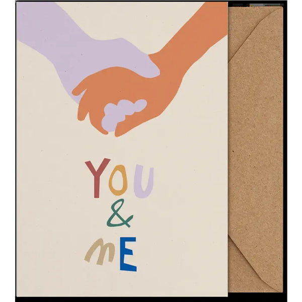 PAPER COLLECTIVE | YOU & ME (Helena Ravenne Langer) | A5 アートプリント/アートポスター グリーティングカード 北欧 デンマーク