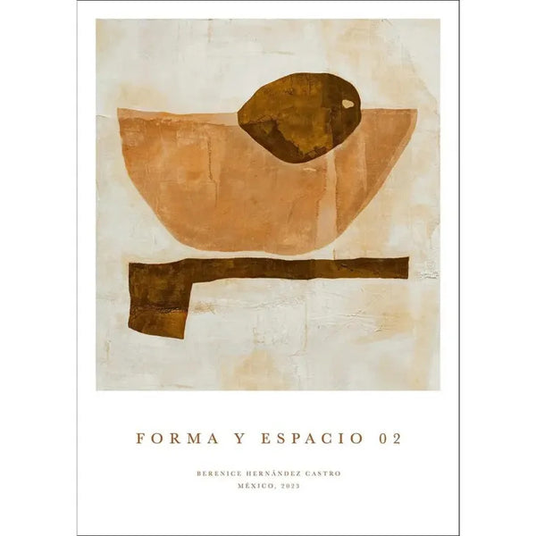 PAPER COLLECTIVE | FORMA Y ESPACIO 02 (Berenice Hernandez) | 50x70cm アートプリント/アートポスター 北欧 デンマーク