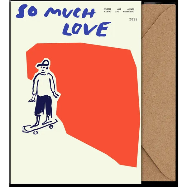 PAPER COLLECTIVE | SO MUCH LOVE - SKATEBOARD (All The Way To Paris) | A5 アートプリント/アートポスター グリーティングカード