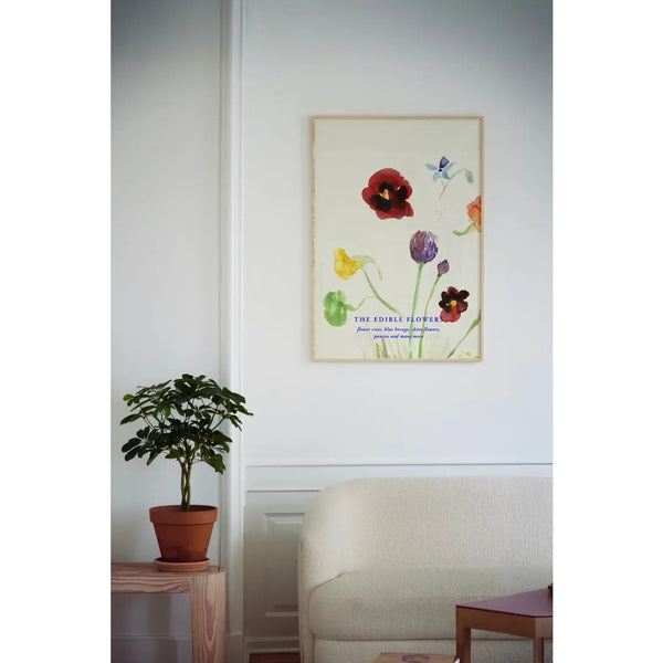 PAPER COLLECTIVE | The EDIBLE FLOWERS (All The Way To Paris) | 50x70cm アートプリント/アートポスター 北欧 デンマーク