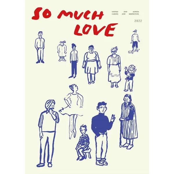 PAPER COLLECTIVE | SO MUCH LOVE (All The Way To Paris) | 50x70cm アートプリント/アートポスター 北欧 デンマーク