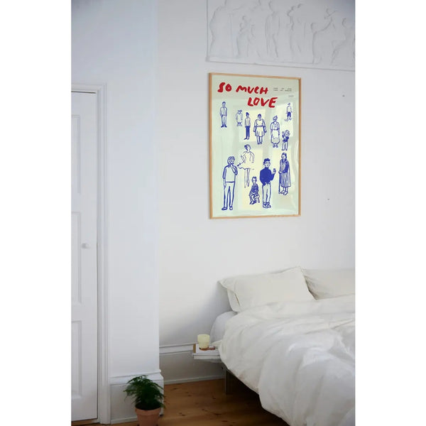 PAPER COLLECTIVE | SO MUCH LOVE (All The Way To Paris) | 50x70cm アートプリント/アートポスター 北欧 デンマーク