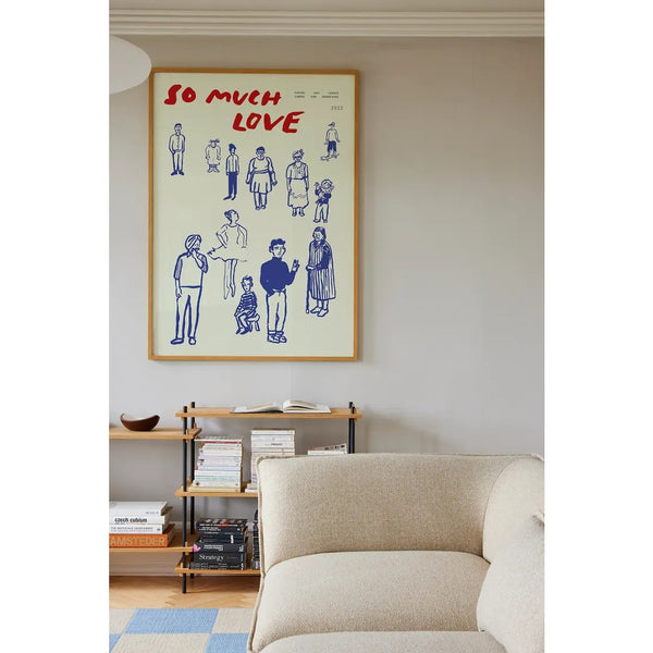 PAPER COLLECTIVE | SO MUCH LOVE (All The Way To Paris) | 50x70cm アートプリント/アートポスター 北欧 デンマーク
