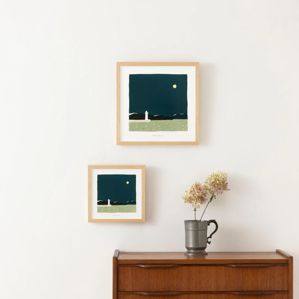 a good view | ちいさな夜 | 北欧 アートポスター おしゃれ リビング 大川菜々子
