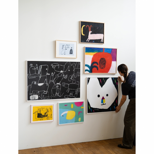 FINE LITTLE DAY | A BIRD IN THE LAKE | アートプリント/ポスター (40x50cm) 北欧 インテリア デザイン リビング 波田佳子