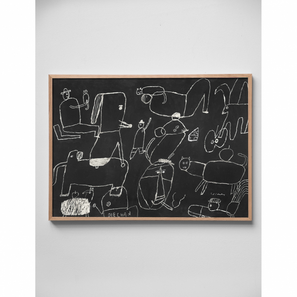 FINE LITTLE DAY | DOODLE DOO | アートプリント/ポスター (50x70cm) 北欧 インテリア デザイン リビング 波田佳子