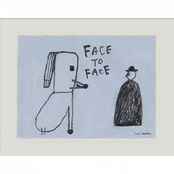 FINE LITTLE DAY | FACE TO FACE | アートプリント/ポスター (30x40cm) 北欧 インテリア デザイン リビング 波田佳子