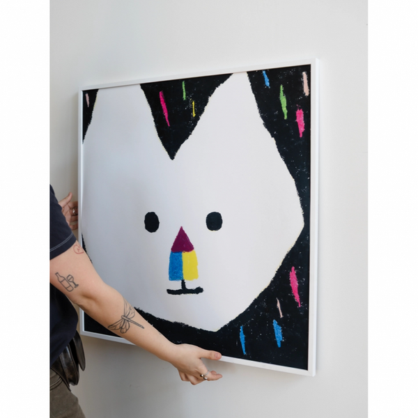 FINE LITTLE DAY | HOUSE CAT | アートプリント/ポスター (50x50cm) 北欧 インテリア デザイン リビング 波田佳子