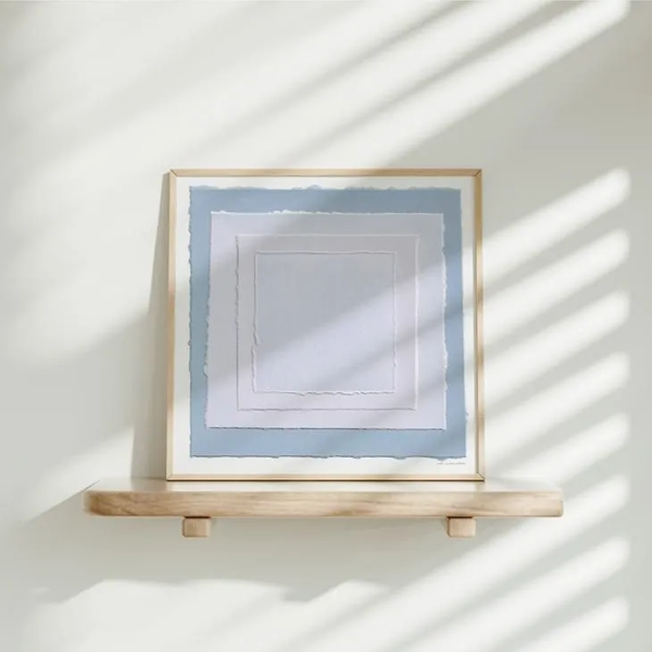 FINE LITTLE DAY | LIGHT BLUES | アートプリント/ポスター (50x50cm) 北欧 インテリア ファインリトルデイ Oscar Laufersweiler