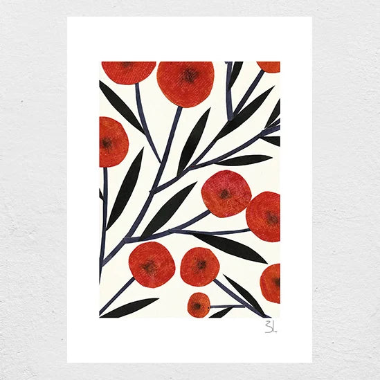 BLANCA GOMEZ | Poppies print | アートプリント/ポスター