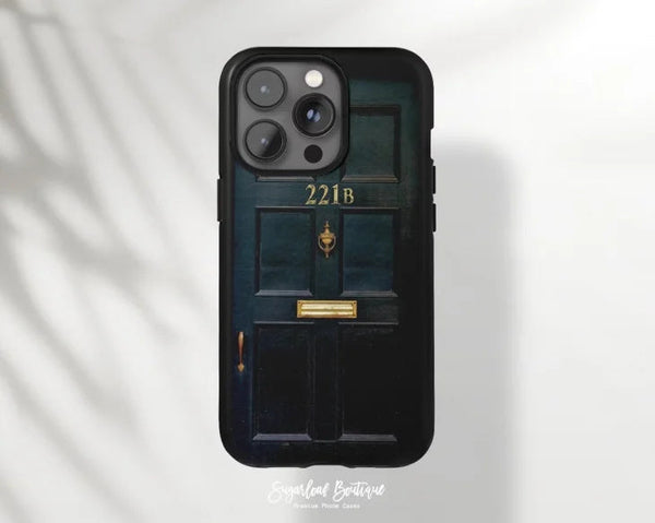 SUGARLOAF GRAPHICS | 221B SHERLOCK HOLMES DOOR | MagSafe iPhoneケース (iPhone 16/16 pro/16 pro max/15)