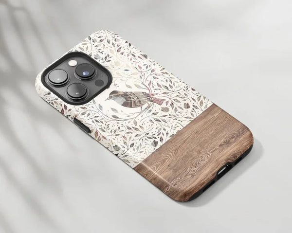 SUGARLOAF GRAPHICS | BOHO BIRD LEAF | MagSafe iPhoneケース (iPhone 16/16 pro/16 pro max/15)