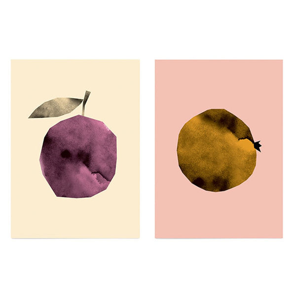 【廃盤少量入荷】DARLING CLEMENTINE | PICKLES POSTER (plum/orange) | アートプリント/ポスター (50x70cm) | ダーリンクレメンタイン