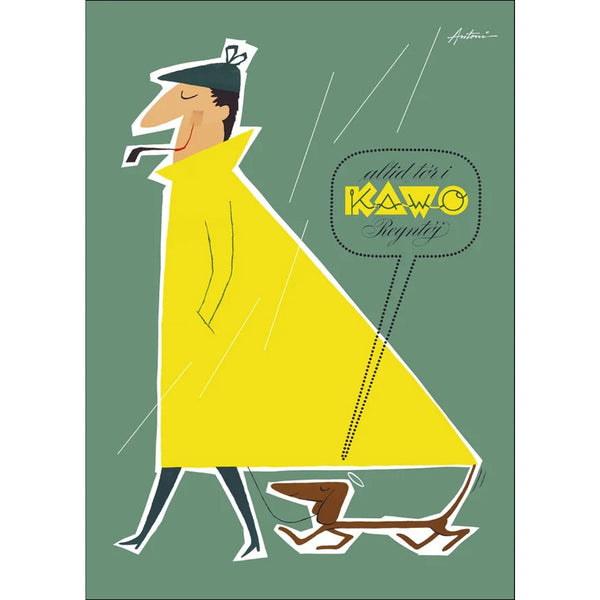 Ib Antoni (1929-1973) | The Man with The Raincoat - Version 2 | アートプリント/アートポスター 北欧 デンマーク