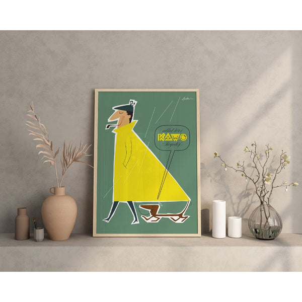 Ib Antoni (1929-1973) | The Man with The Raincoat - Version 2 | アートプリント/アートポスター 北欧 デンマーク