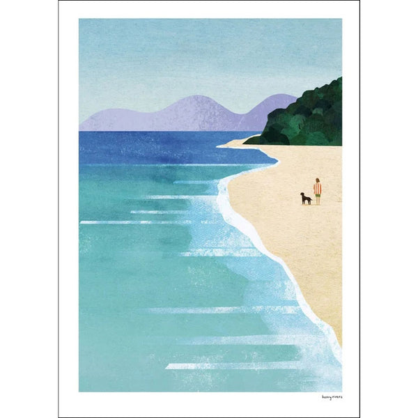 Henry Rivers | Beach Walk | アートプリント/アートポスター 北欧 デンマーク イギリス 風景