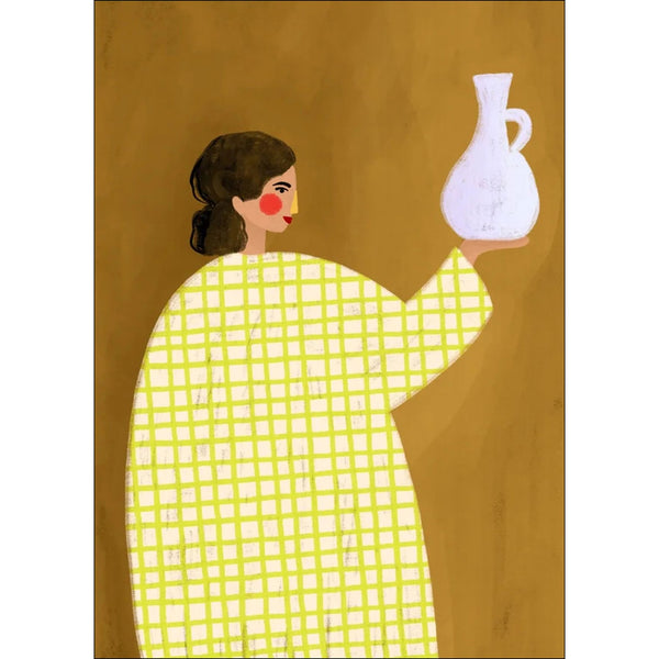 Bea Muller | The Woman with the Vase | アートプリント/アートポスター 北欧 デンマーク